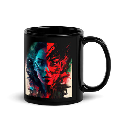 Modern Horror Cyber City Girl - Mug