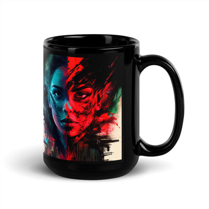 Modern Horror Cyber City Girl - Mug