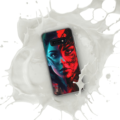 Modern Horror Cyber City Girl - Clear Case for Samsung®