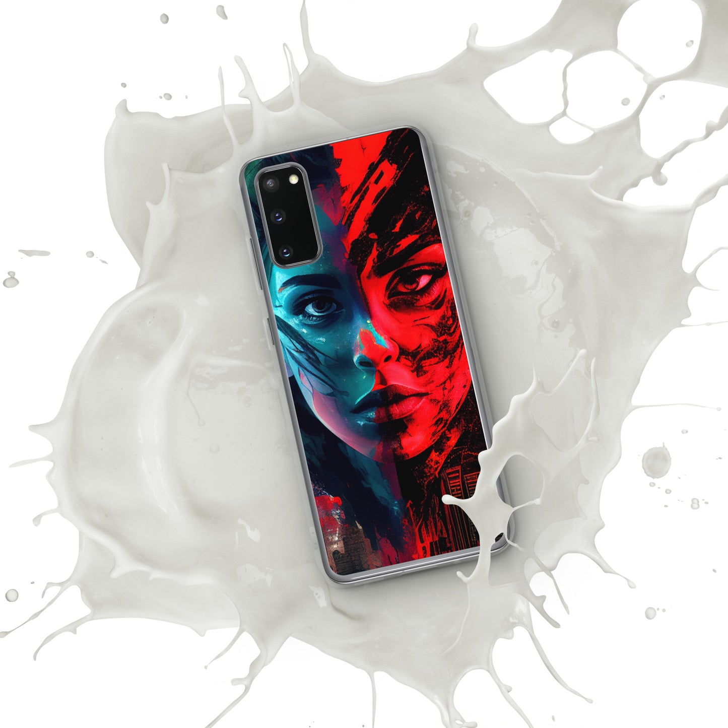 Modern Horror Cyber City Girl - Clear Case for Samsung®