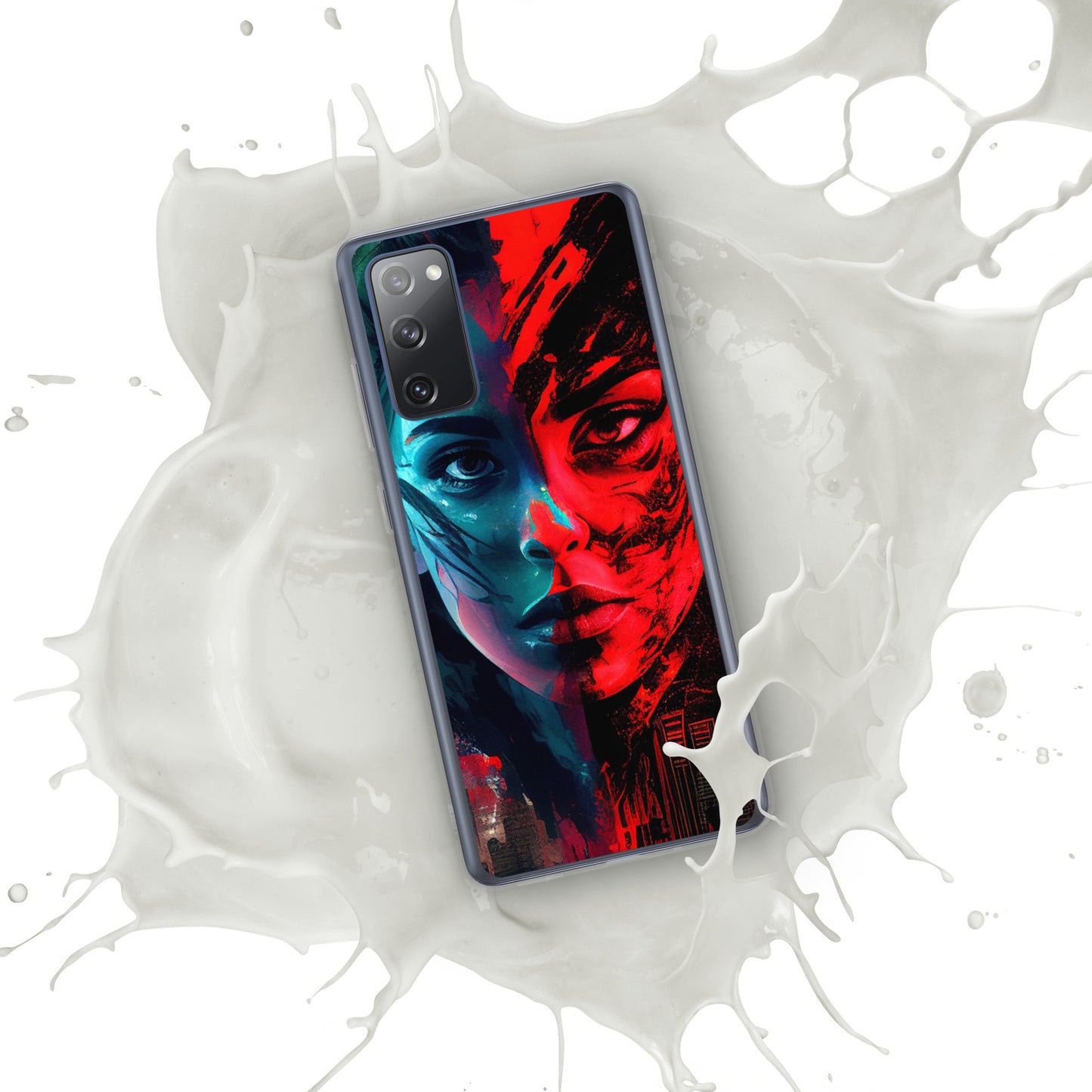 Modern Horror Cyber City Girl - Clear Case for Samsung®