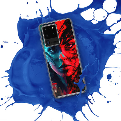 Modern Horror Cyber City Girl - Clear Case for Samsung®