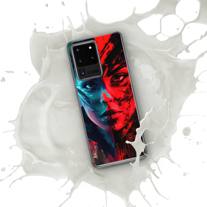 Modern Horror Cyber City Girl - Clear Case for Samsung®