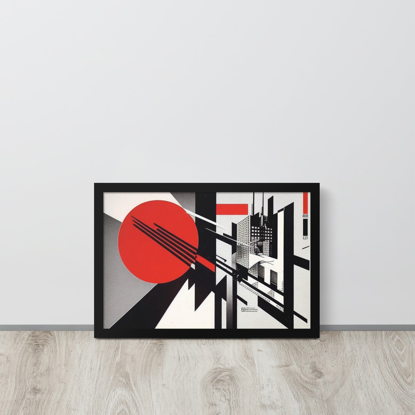 Red Shift - Framed poster