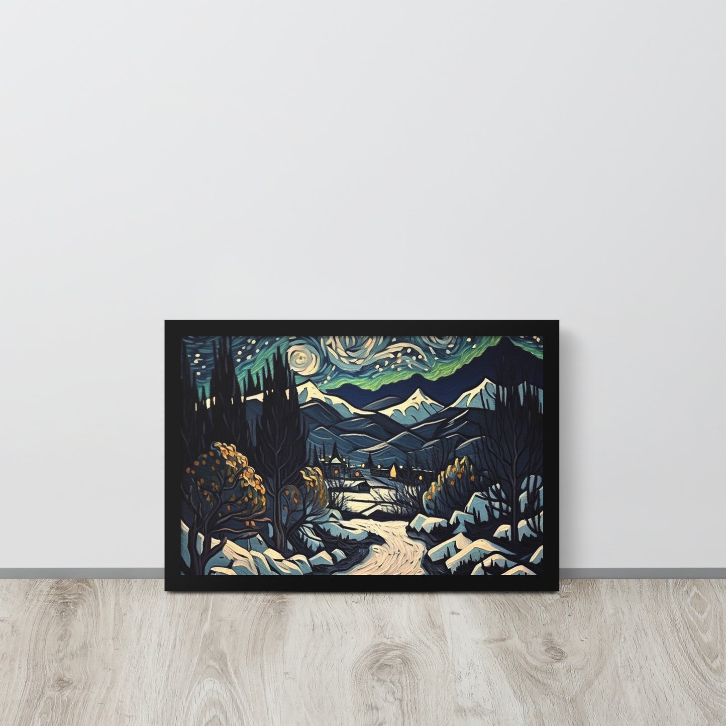 Winter's Night - Framed poster