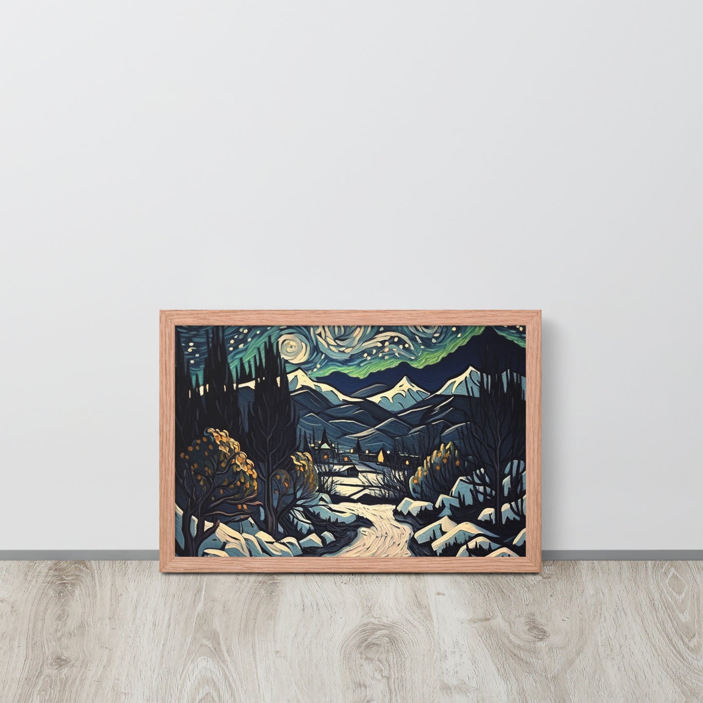 Winter's Night - Framed poster