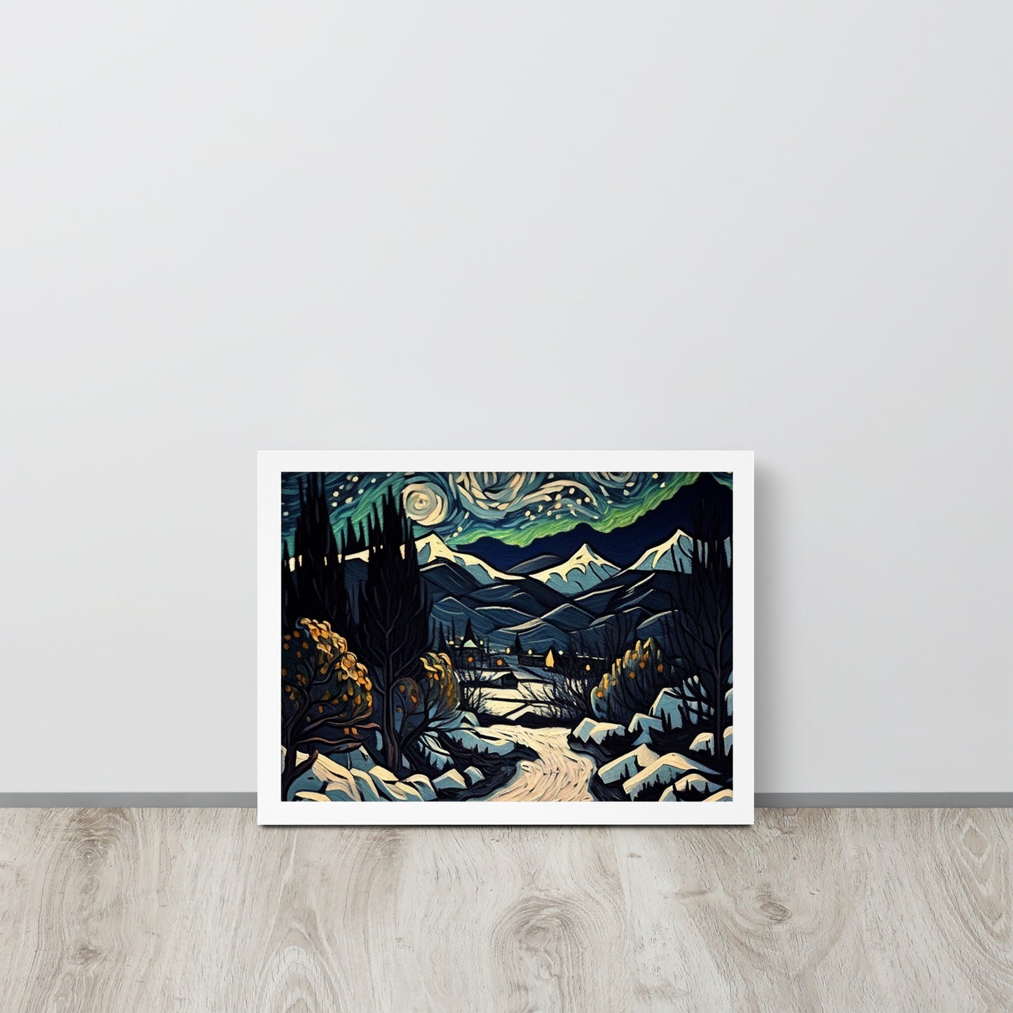 Winter's Night - Framed poster