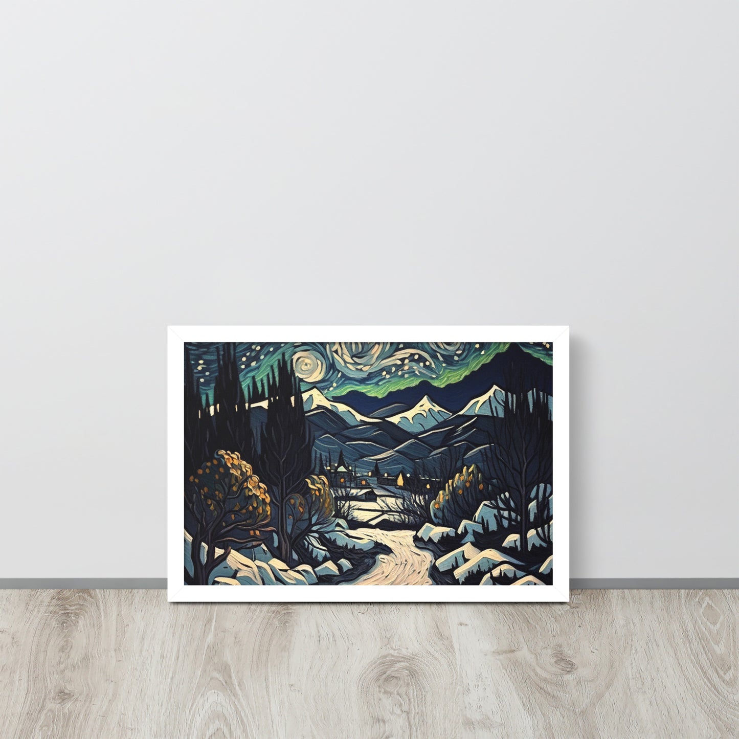 Winter's Night - Framed poster