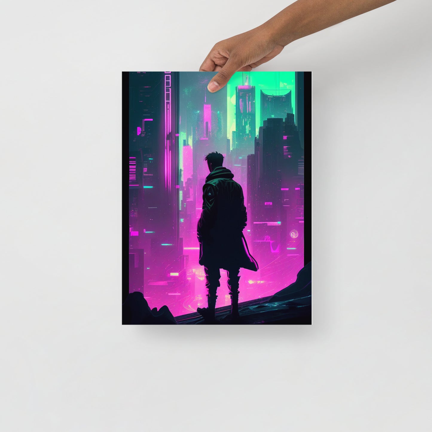 Cyberpunk Cityscape - Poster