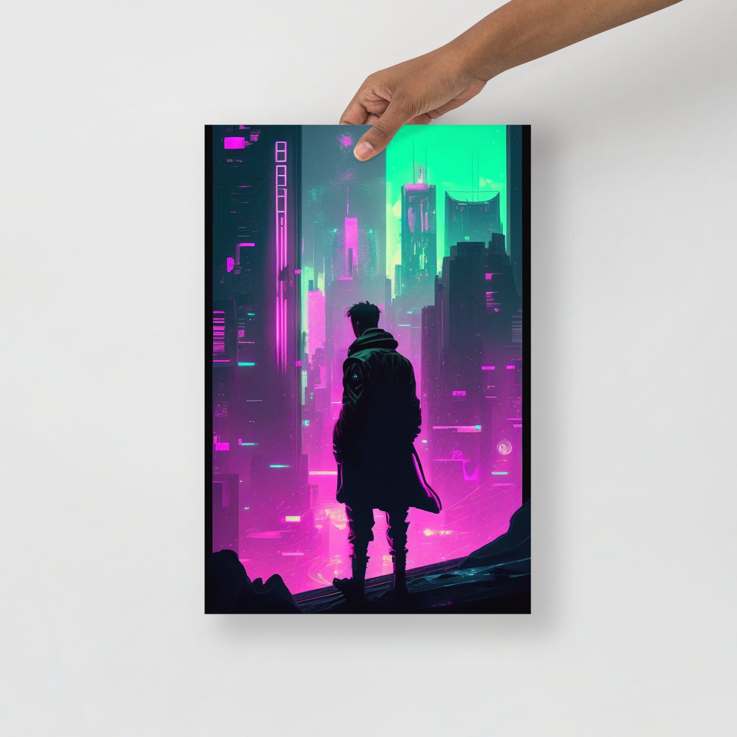 Cyberpunk Cityscape - Poster