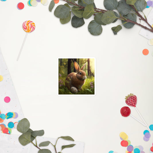 Easter Bunny Meadow - Sticker