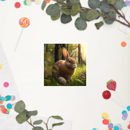 Easter Bunny Meadow - Sticker